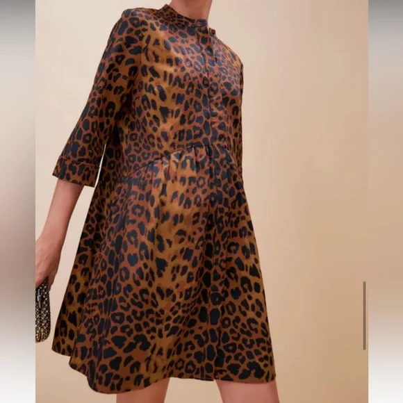 TUCKERNUCK LeopardRoyal Shirt Dress Fits Like a 2XSz XXXL New with Tag